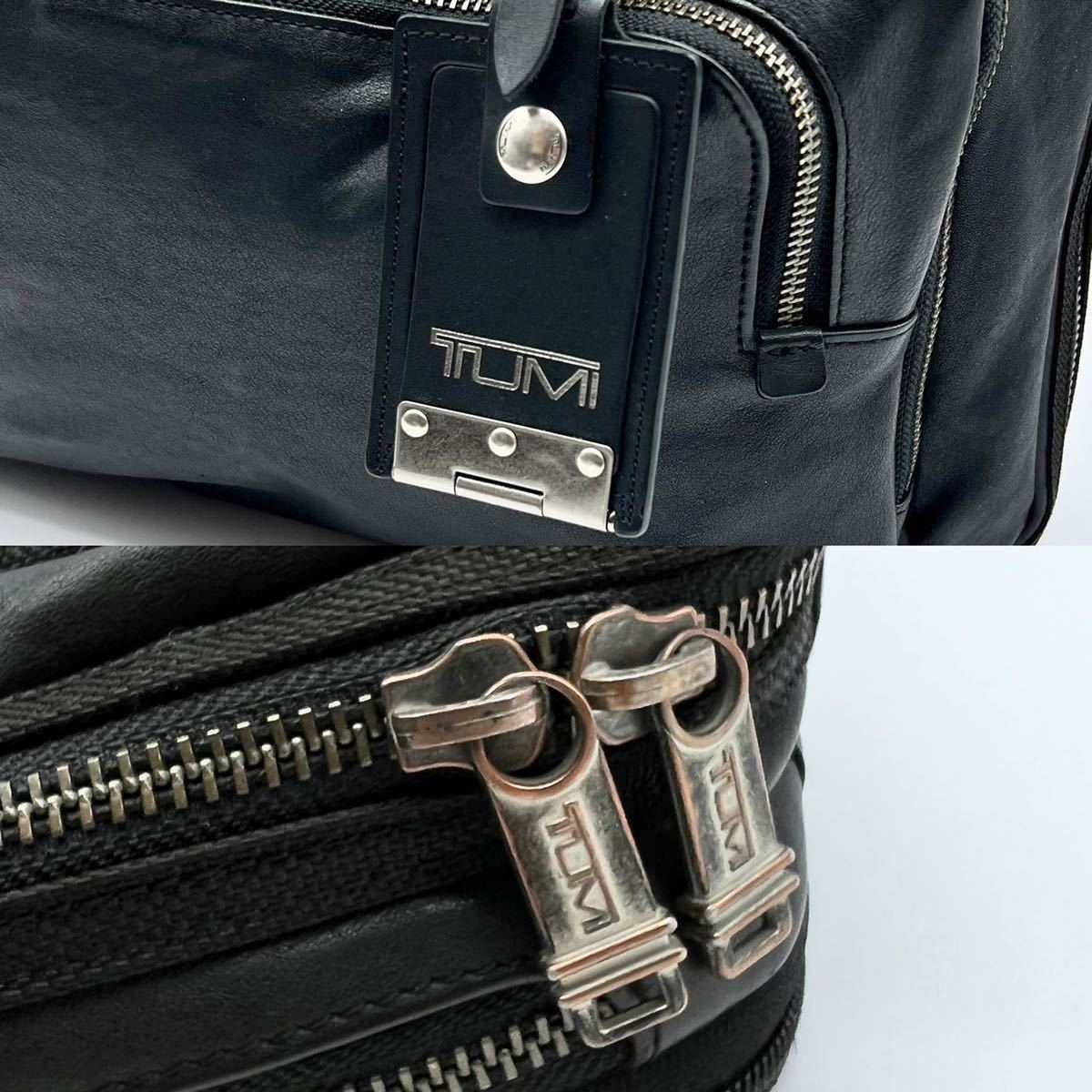 1円《美品》TUMI トゥミ 92631DH2 ALPHA BRAVO ユマ スリム ブリーフ 