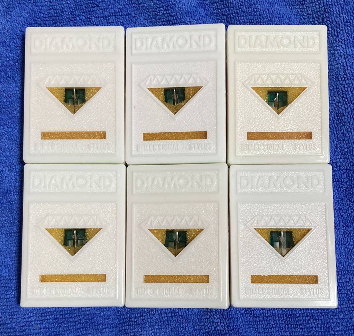 トーガク製テクニクスカートリッジ用レコード針EPS-270C互換品 6個セット 未使用ですが古い物です Technics EPC270系用
