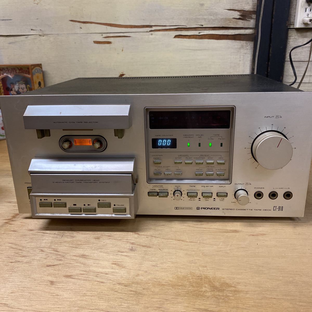 パイオニア CT-910 カセットデッキ Pioneer パイオニア PIONEER