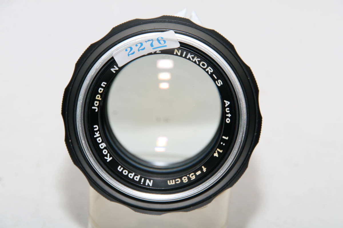 ［ＭＣ］２２７６　中古品　ニコン　NIKKOR－Ｓ　　５．８ｃｍ　Ｆ１．４　非ＡＩ 1円〜 VR 100mm ページ 0 カメラの構図で
