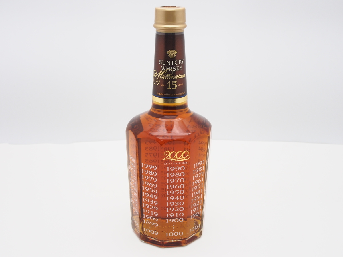 古酒 未開栓 保管品 箱付 希少 SUNTORY サントリー ミレニアム 15