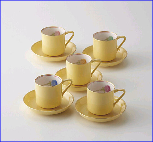HOT，人気SALE 香蘭社 ブライトローズ コーヒー碗皿5客揃 ギフト可(コーヒーカップ)｜売買されたオークション情報、yahooの商品情報をアーカイブ公開 - オークファン 茶器