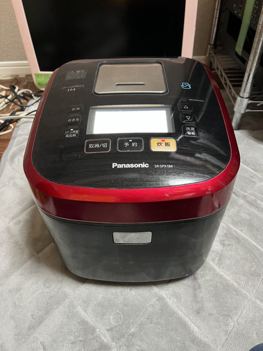 Panasonic スチーム＆可変圧力IHジャー炊飯器(1升)SR-SPX184