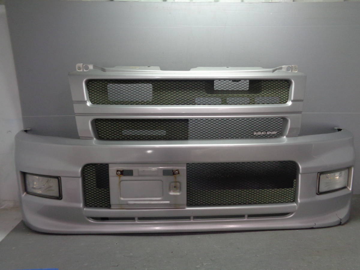 ワゴンR MH21S ワゴンR | スズキ Di 白パール バンパー リア RR 