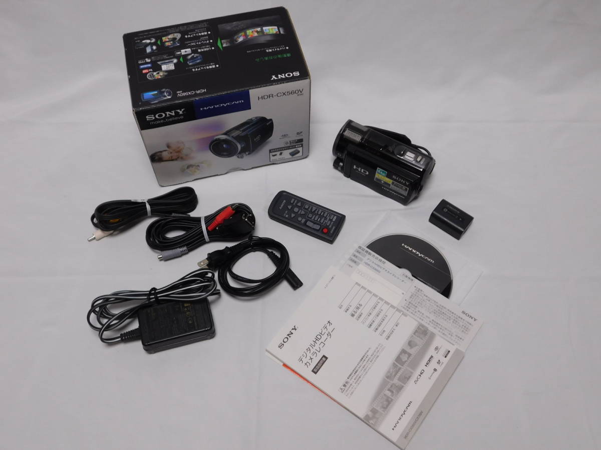 SONY HDR-CX560Vソニービデオカメラ ハンディカム動作品#1576 SONY HDR