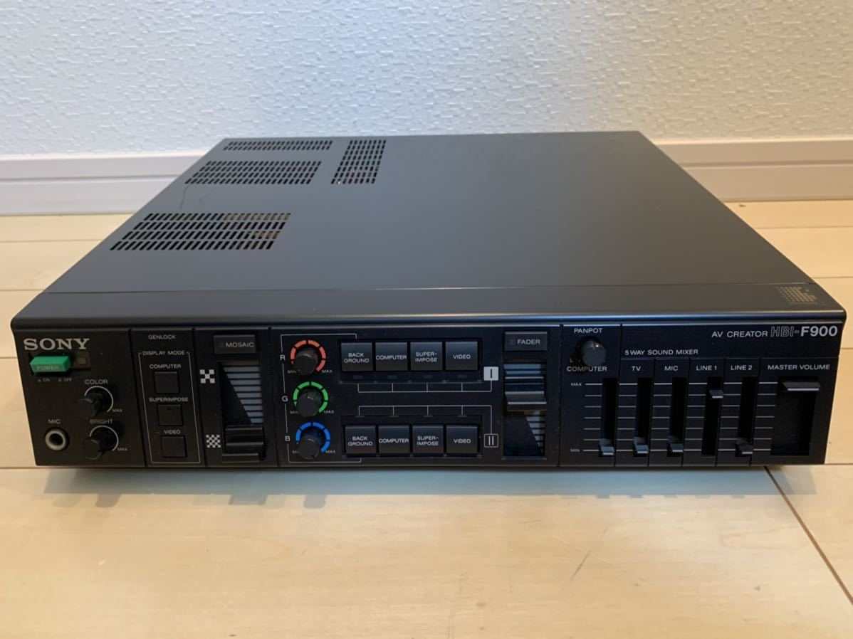 SONY ソニー HIT BIT MSX2 HBI-F900 AVクリエーター ほぼ未使用 極上美 
