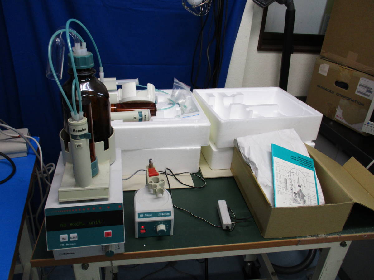 【定番，定番人気】 Metrohm PA 775 Dosimat 728 Stirrer 882(環境測定器)｜売買されたオークション情報、yahooの商品情報をアーカイブ公開 - オークファン 環境測定器