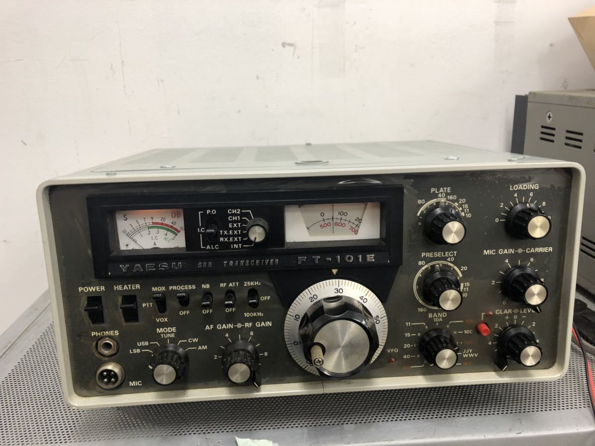 Z # YAESU 八重洲無線 FT－101E 無線機 通電確認済み（16