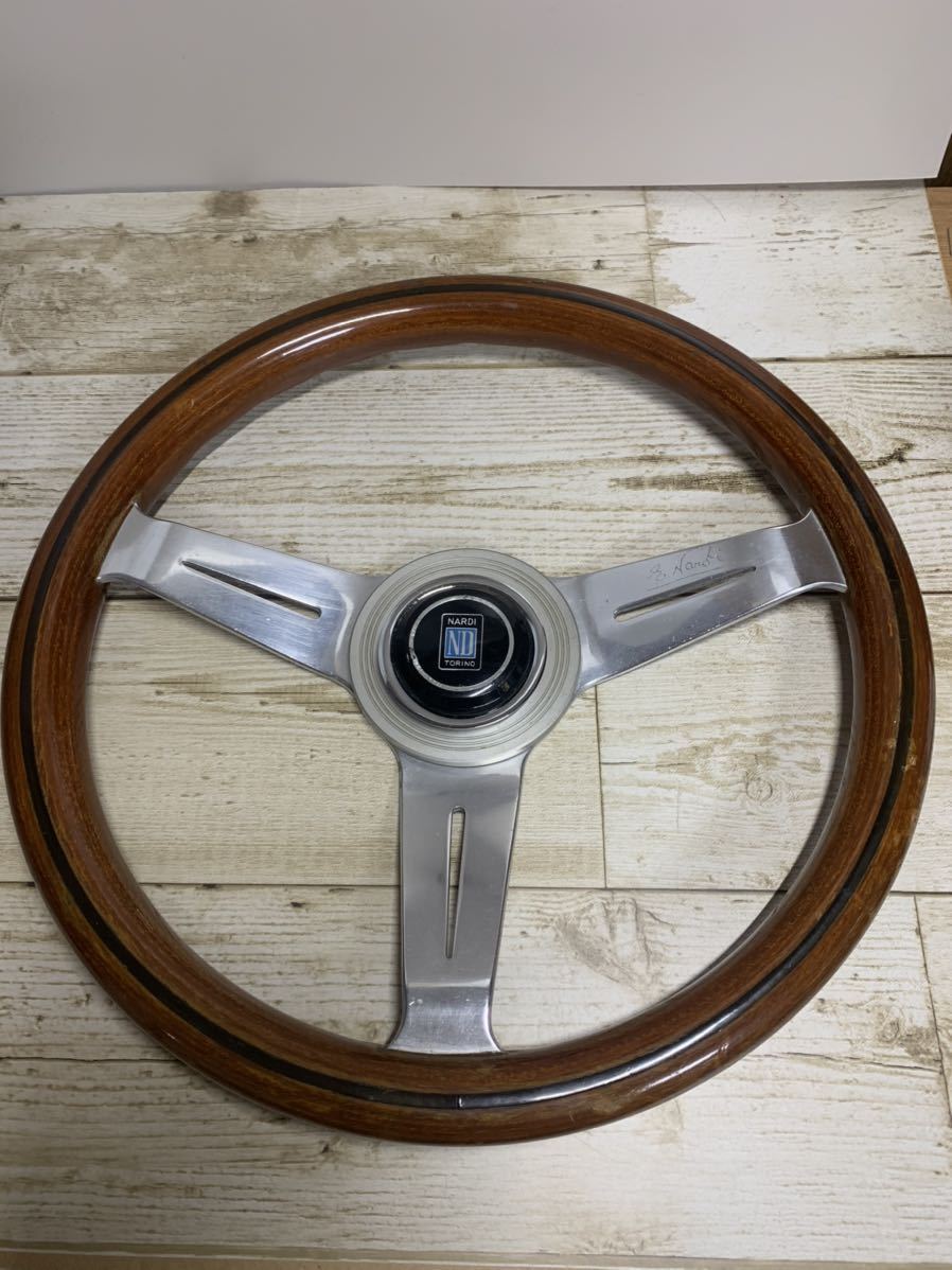 ◆NARDI ナルディクラシック ウッドステアリング ◆直径33 ヴィンテージ　イタリア製