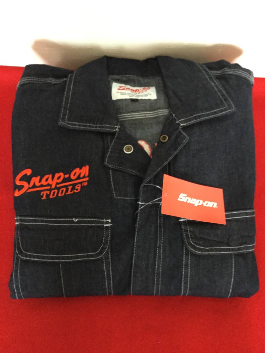 Snap-on スナップオン LLサイズ つなぎ ツナギ オーバーオール LL デニム デニムオーバーオール L snap-on 半袖 Snap-onスナップオン オールインワン 作業着 メルカリ
