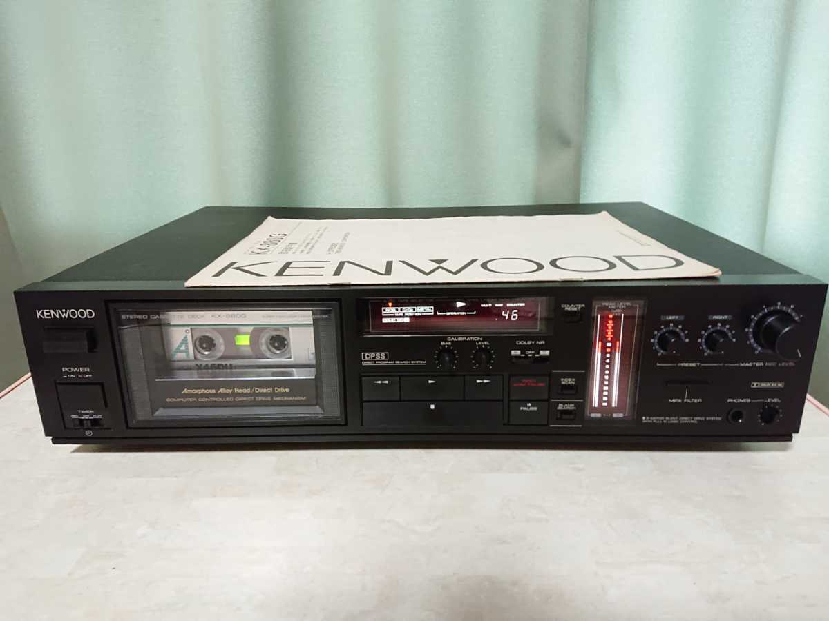 送料込・KENWOOD(TRIOトリオ)オーディオステレオカセットデッキ KX
