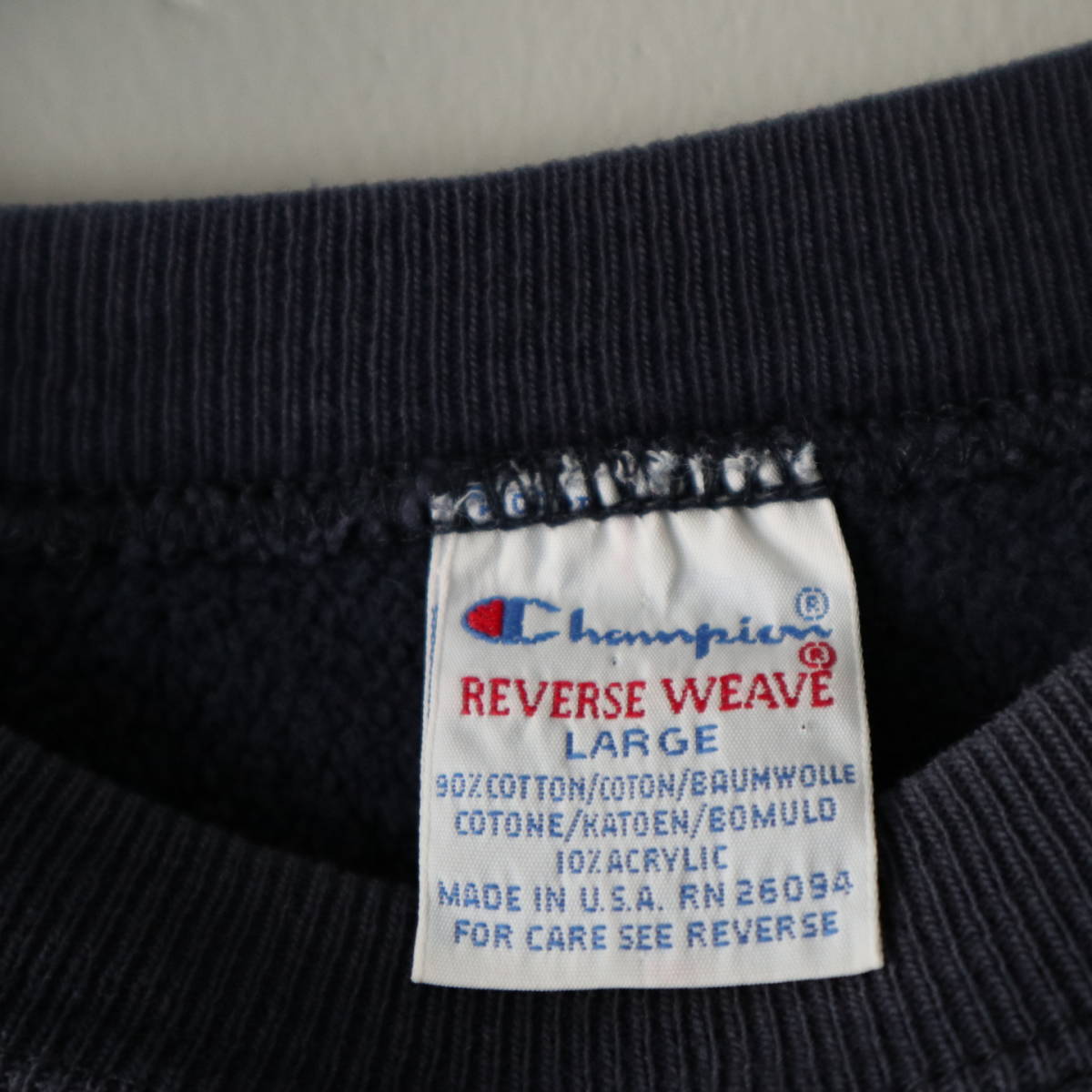 USA製]90's Champion Reverse Weave UCONN L スウェット カレッジ
