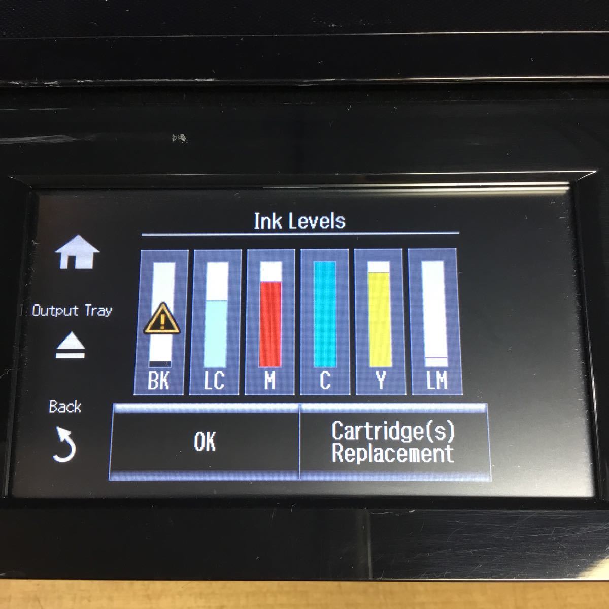 040761) EPSON EP-808AB インクジェットプリンタ 複合機 テスト印刷