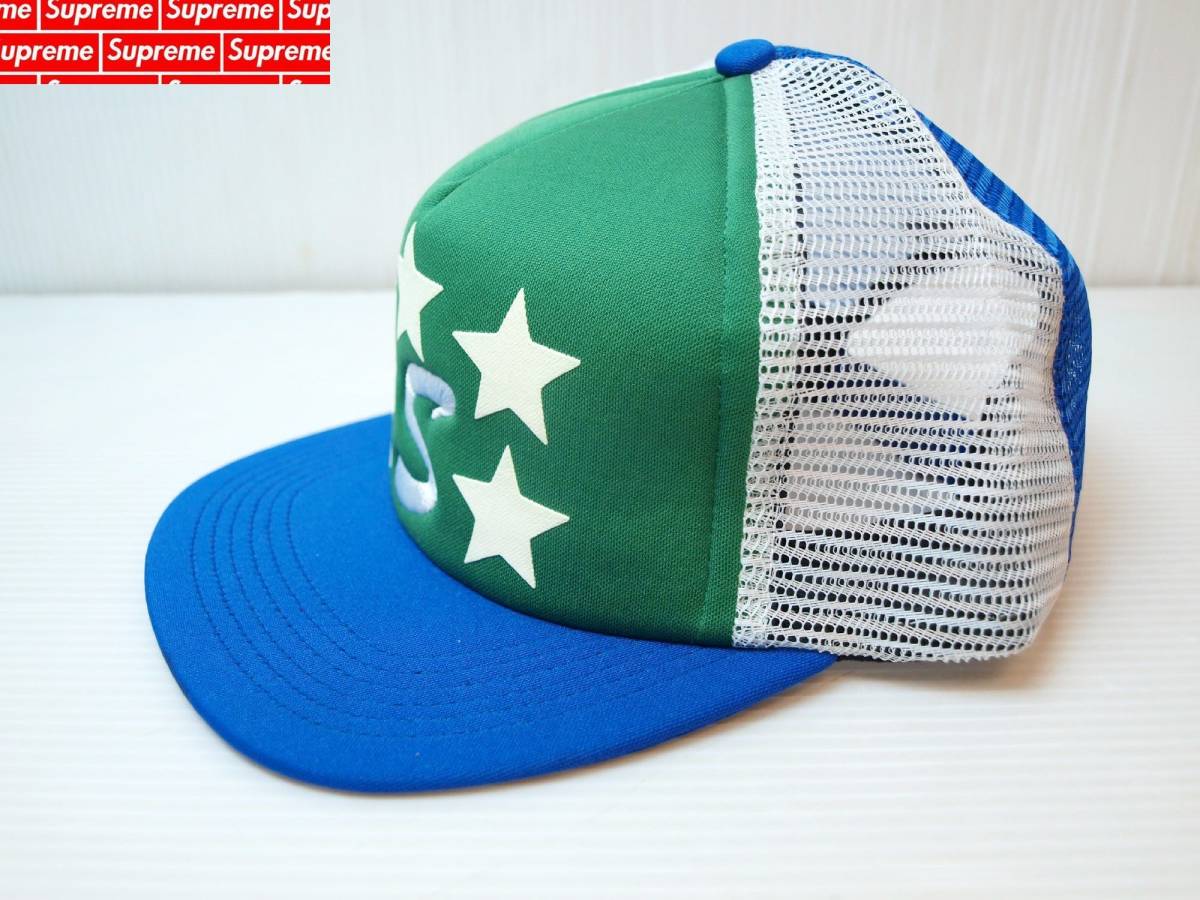 【爆買い，限定セール】 Supreme シュプリーム Stars Meshback 5-Panel Cap Kelly/Royal スターズ メッシュバック 5パネル キャップ 2013SS 半タグ付き(帽子)｜売買されたオークション情報、yahooの商品情報をアーカイブ公開 - オーク 服飾小物