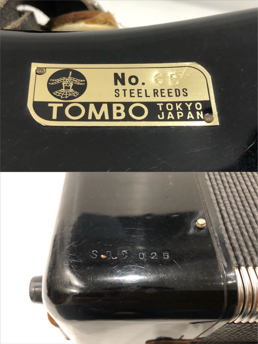 no.65」アコーディオン 稼動品 TOMBO トンボ アコーディオン No.65 34