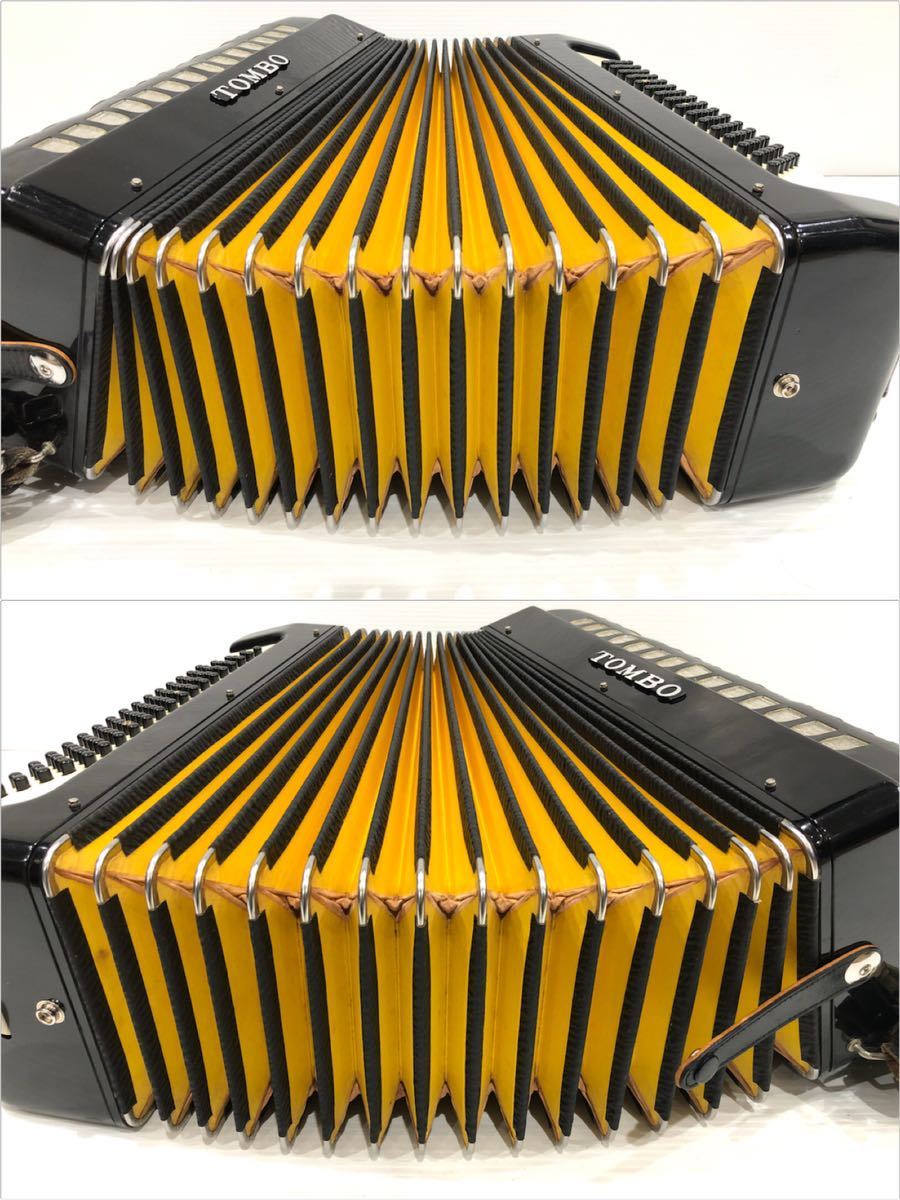 TOMBO NO.65 STEEL REEDS アコーディオントンボ ハードケース付き 鍵盤