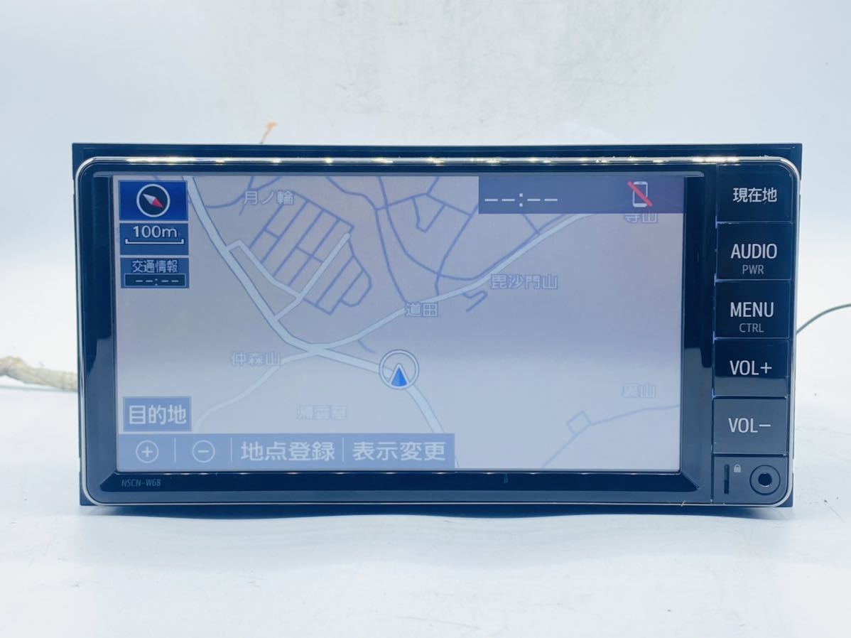 トヨタ純正 メモリーナビ NSCN-W68地図データ2019年チェックok NSCN