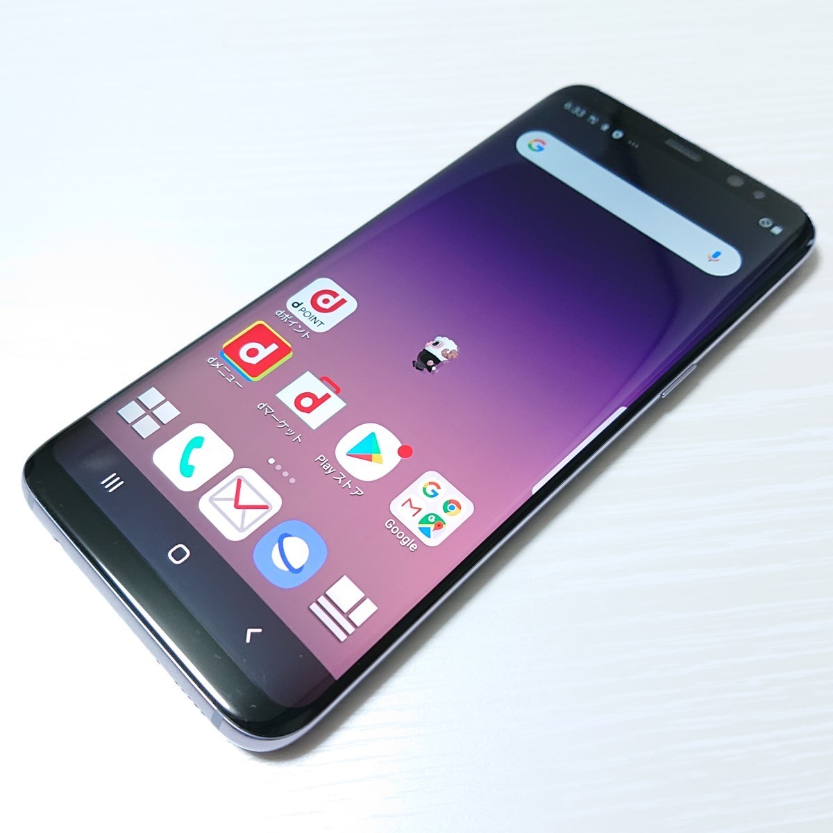 ☆【18938WM】 完動品 docomo SC-02J SAMSUNG Galaxy S8 オーキッド