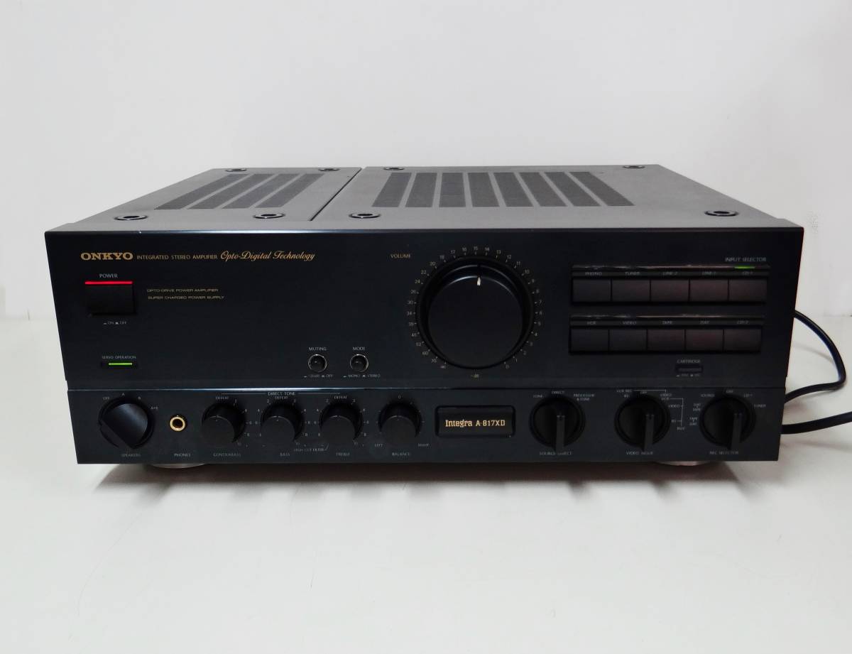 ONKYO プリメインアンプ Integra A-817XD 中古 アンプ オーディオ機器