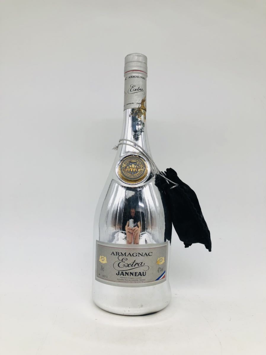 未開栓】JANNEAU ARMAGNAC ジャノーエクストラシルバーボトル42% 700ml 