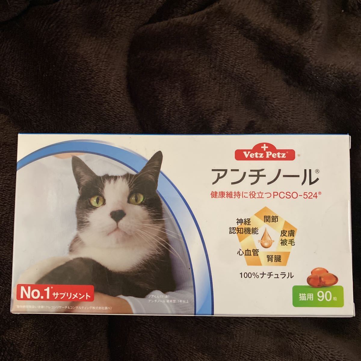 VetZ PetZ アンチノール 90粒 猫用サプリメント 猫のサプリメント