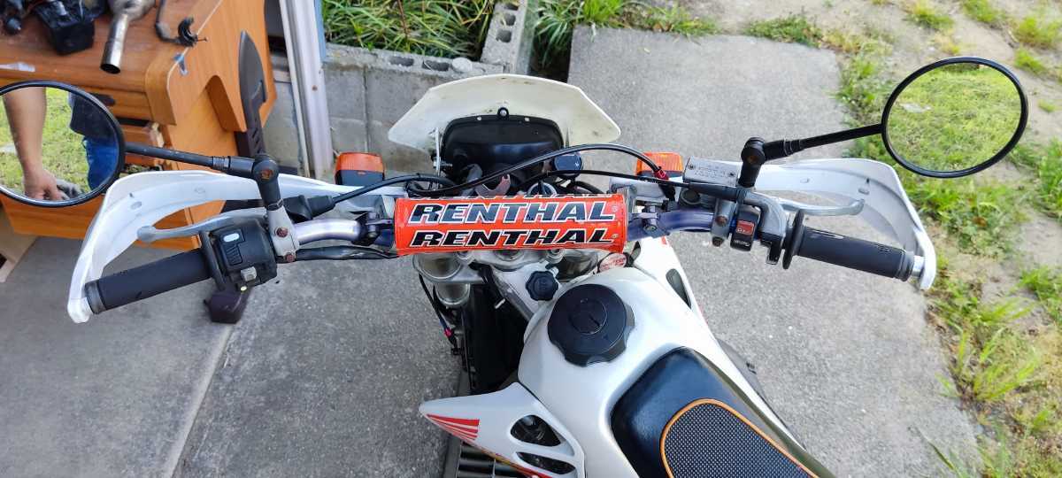HONDA CRM250R MD24 モタード EXCELホイール 社外キャリパー 自賠R7年 