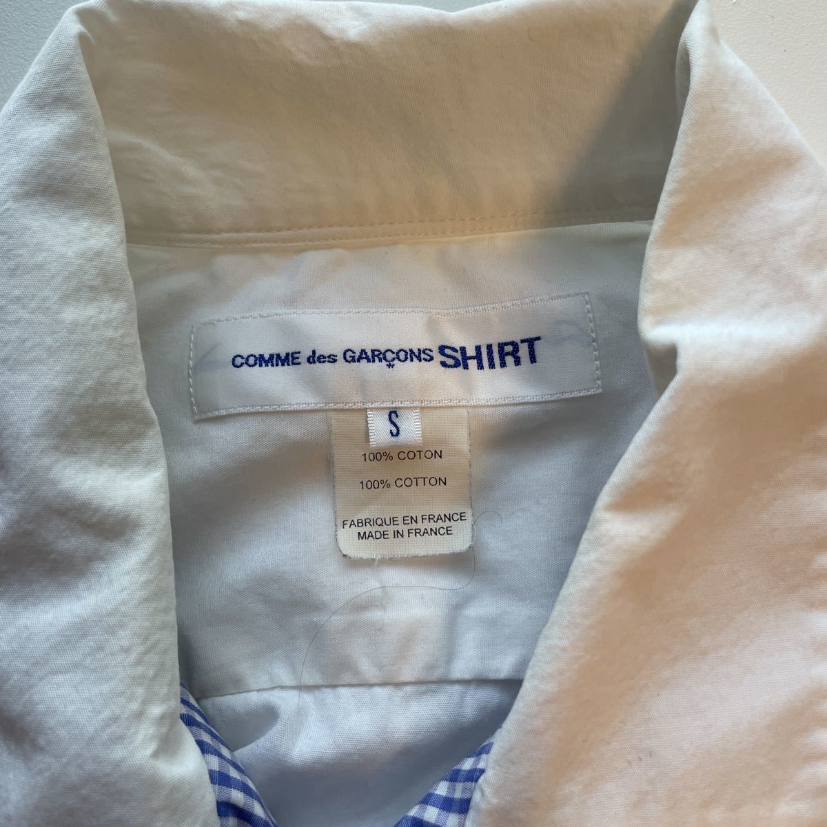 状態良好】コムデギャルソン 半袖シャツCOMME des GARCON SHIRT メンズ