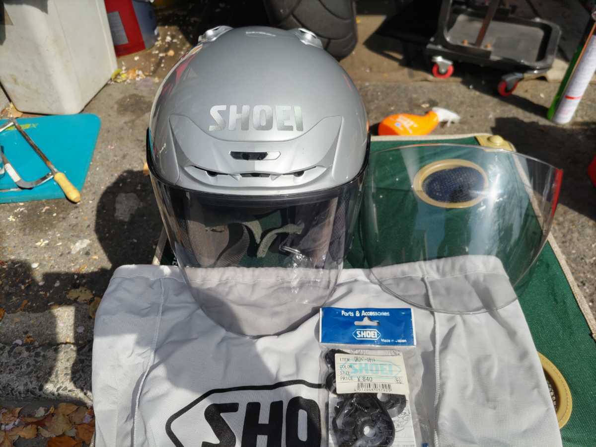 SHOEI J-FORCEⅡ ショウエイ Jフォース2 シルバー XLサイズ ジェット