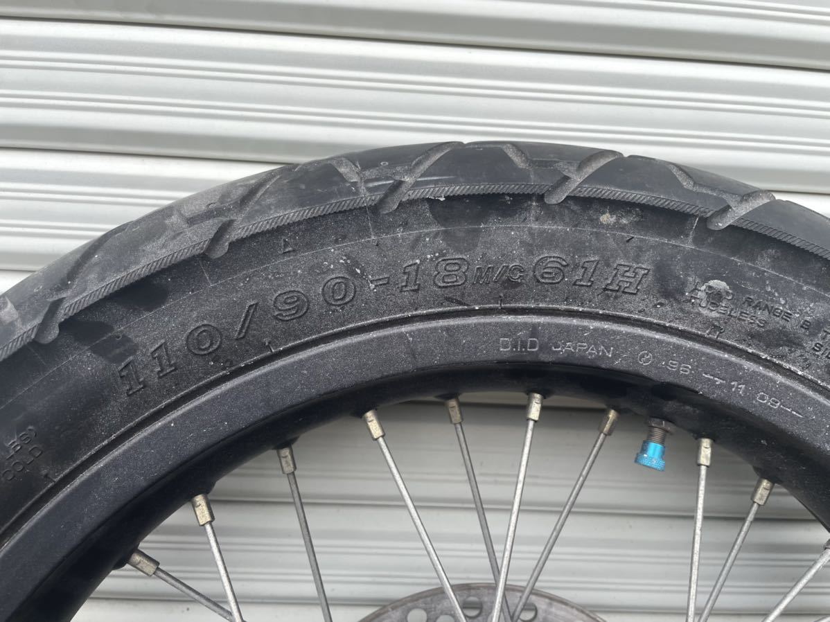 スポーク折れなし ディスク セットFTR223 純正 フロント ホイール