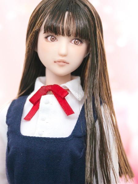 難あり 1/6 削りカスタムドールヘッド オビツ01② :檸檬: