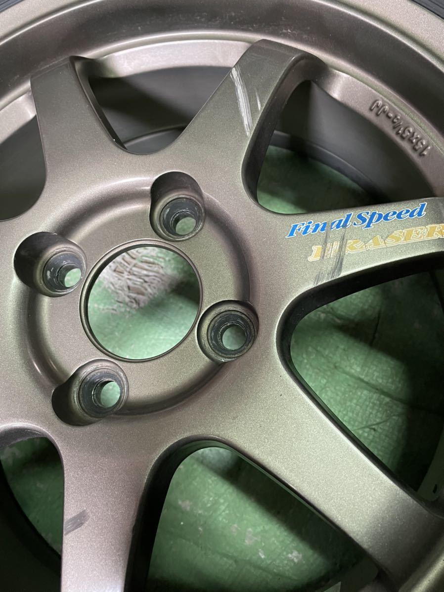 A-TECH Final Speed ERASER 15インチ 4穴 PCD100 5.5J オフセット45