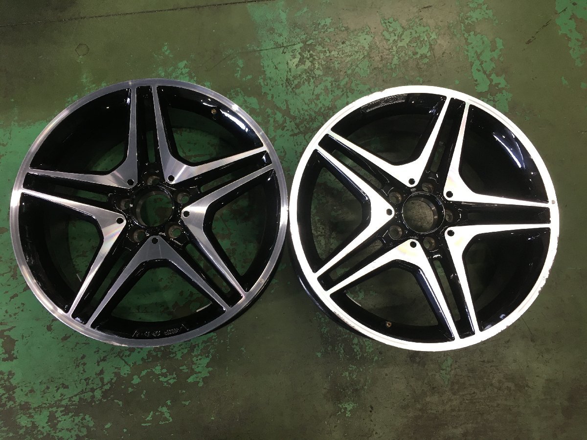 個人宅配不可】中古 メルセデスベンツ W176 AMG 純正ホイール 18x7.5J