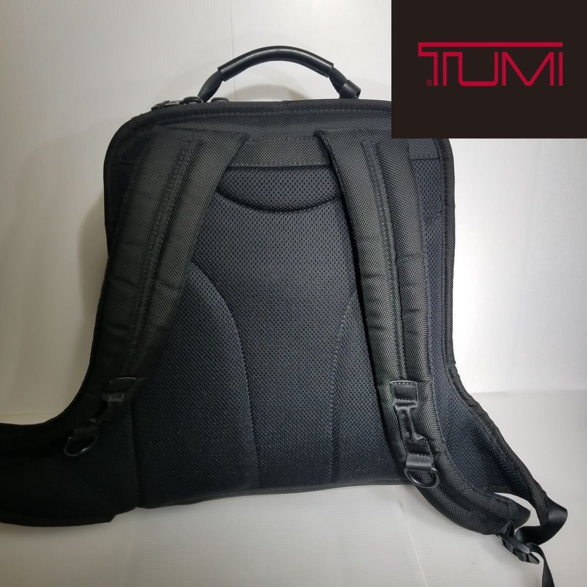 超美品//TUMI 26177 DH ALPHA SLIM SOLUTIONS BRIEF PACK スリム 