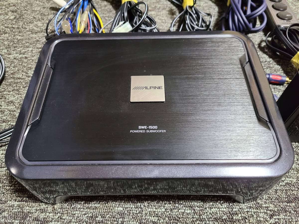 送料無料】ALPINE サブウーファー アンプ SWE-1500 MXE-M151CKD
