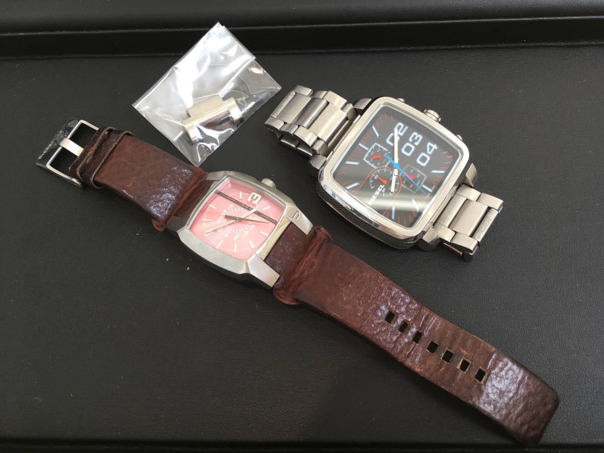 H》DIESEL ディーゼル 2本セット DZ-5100 DZ-4301 腕時計 クォーツ 