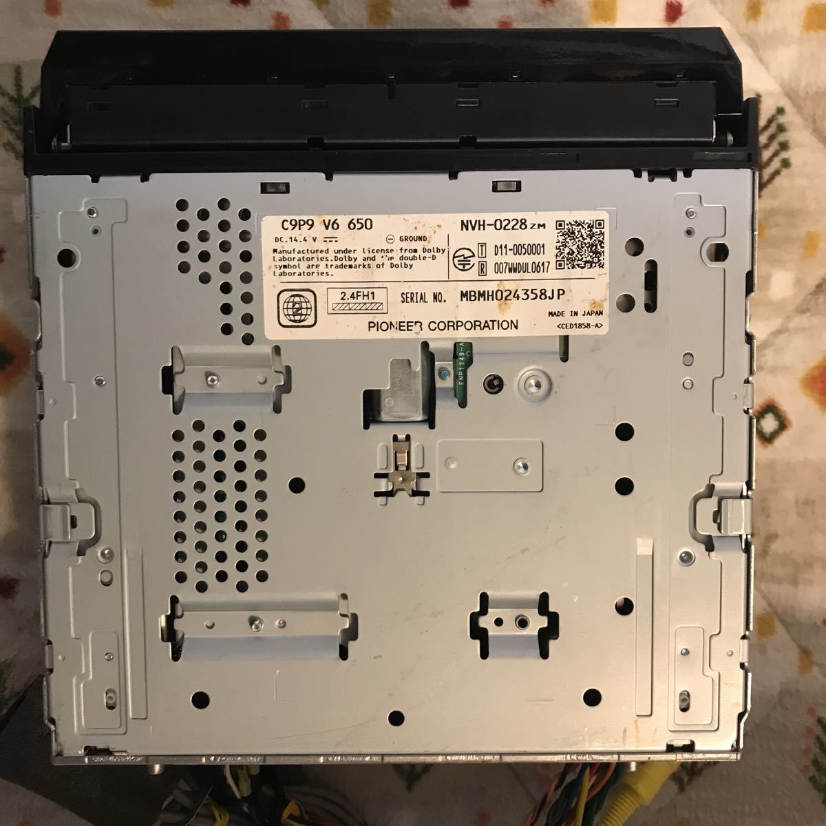 NVH-0228zm カロッツェリア パイオニア C9P9 V6 650 NVH-0228zm