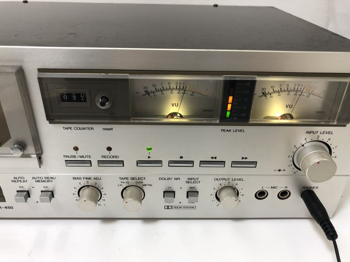 アウトレット 通販 専門 店 DENON ステレオカセットテープデッキ DR