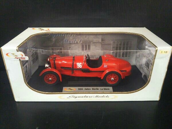 現状品 Signature Models 1934 Aston Martin Le Mans 1:18スケール Martin 0 Aston 1:18, Burgundy Collectibles