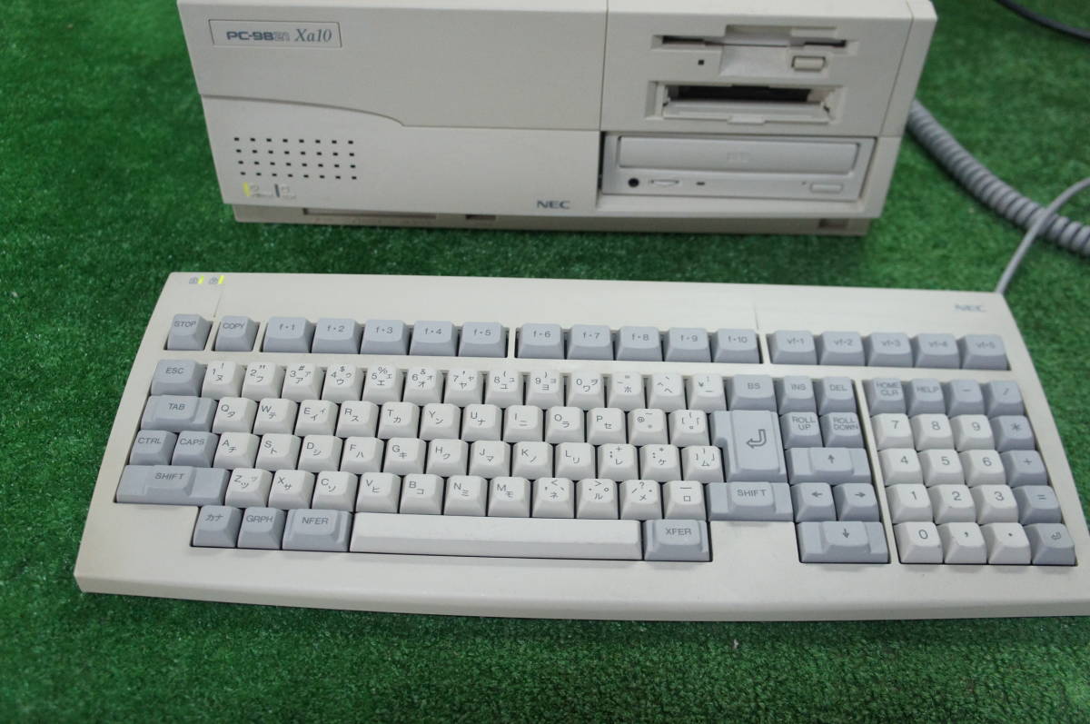 NEC PC9821 Xa 10と キーボード 通電確認のみ NEC PC-98