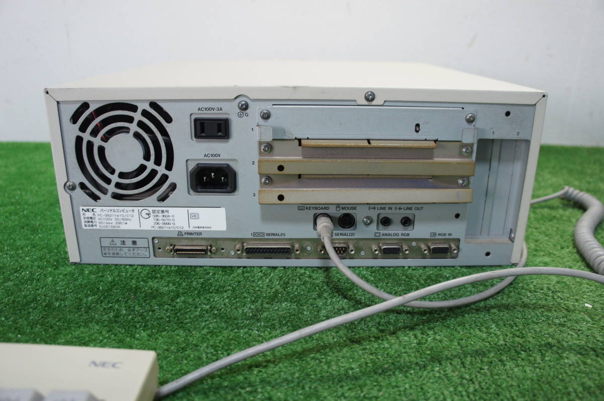 NEC PC9821 Xa 10と キーボード 通電確認のみ NEC PC-98