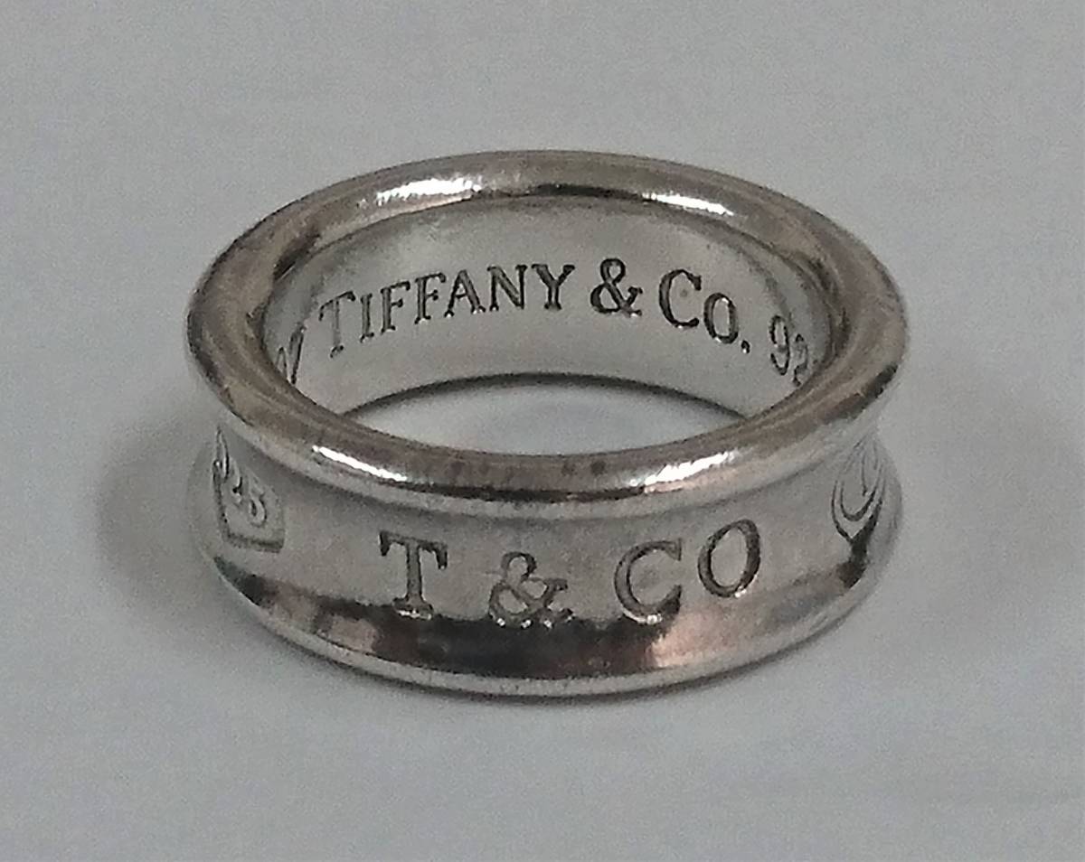 TIFFANY＆Co ティファニー 1837 ナローリング シルバー925 指輪 約8号 ◇