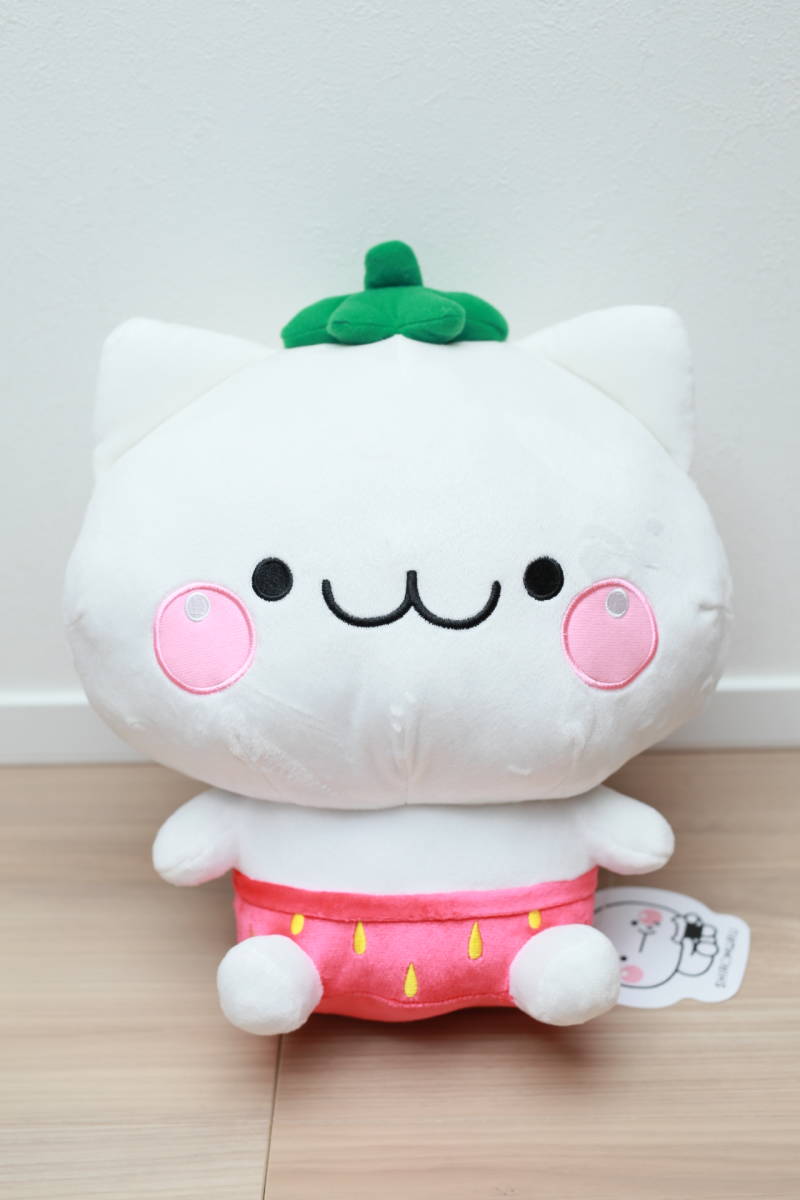 Shiromaru しろまる イチゴなりきりbigぬいぐるみ プライズ景品 グッズ人形おもちゃキャラlineスタンプ キャラクター 売買されたオークション情報 Yahooの商品情報をアーカイブ公開 オークファン Aucfan Com