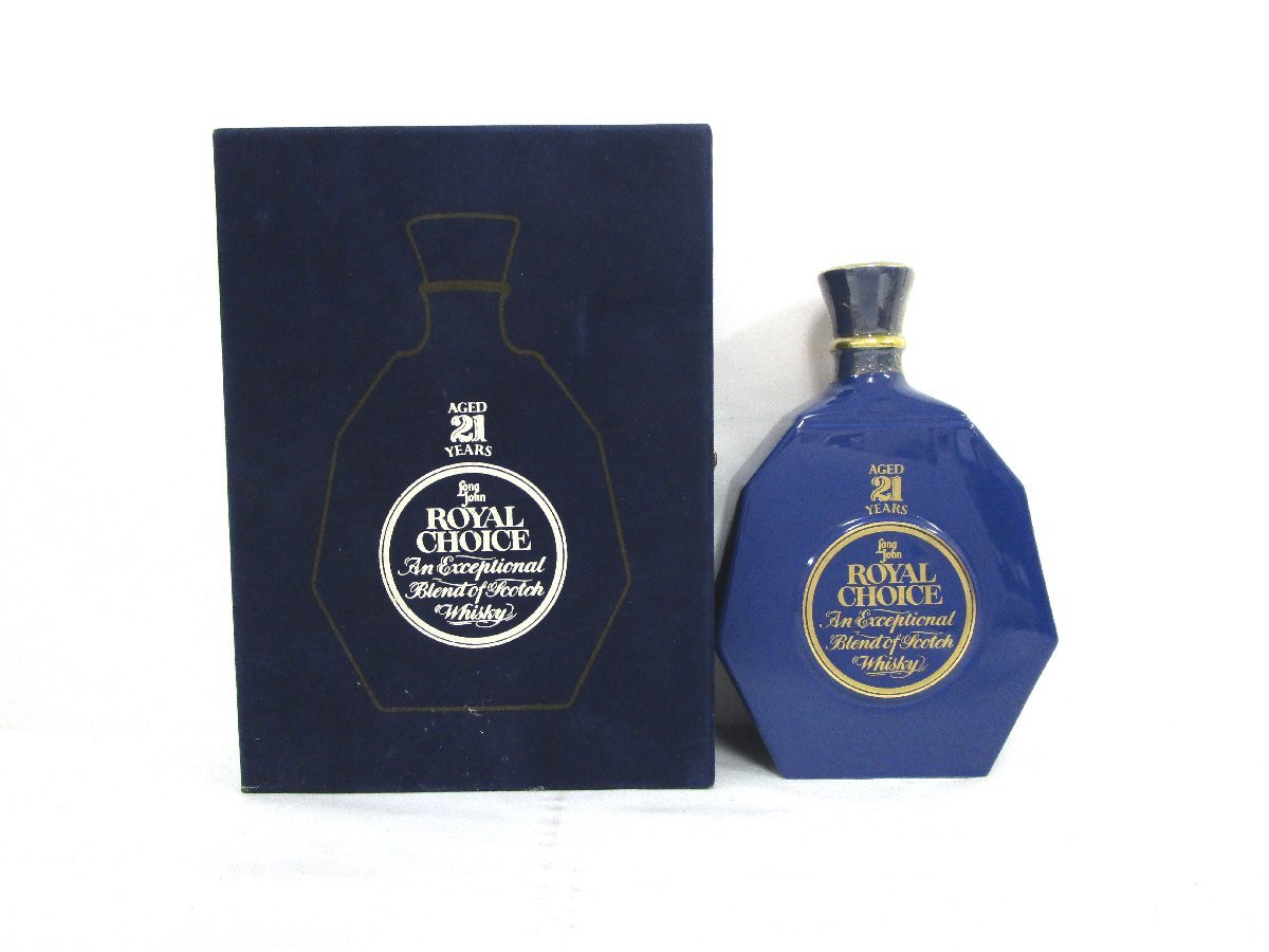 飲料・酒 スコッチLong Jone Royal Choice21 古酒、未開栓 箱なし