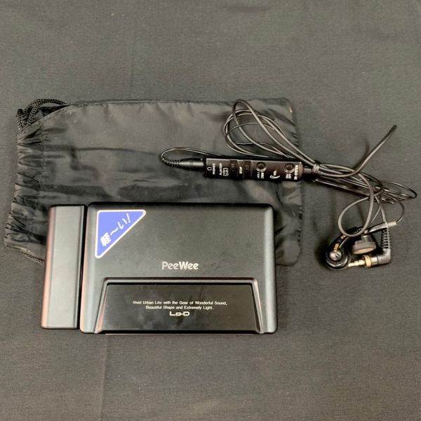 EDc296Y6 Lo-D PeeWee CP-S20 ポータブルカセットプレーヤー 日立