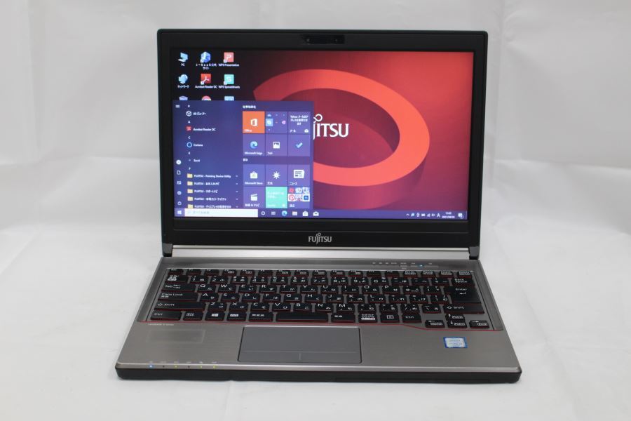即日発送 送料無料 中古良品 13インチ Fujitsu E736 Windows10 六世代Core i5-6300U 8GB 320G 無線 Bluetooth Office有 中古パソコン 税無