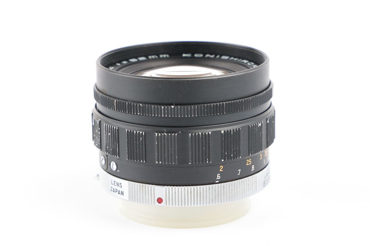 ★希少！美品★KONICA HEXANON 52mm F1.4 L39変換付き 52mm Konica Hexanon sheet: Data F1.8｜ゆず 08413cmrk KONICA