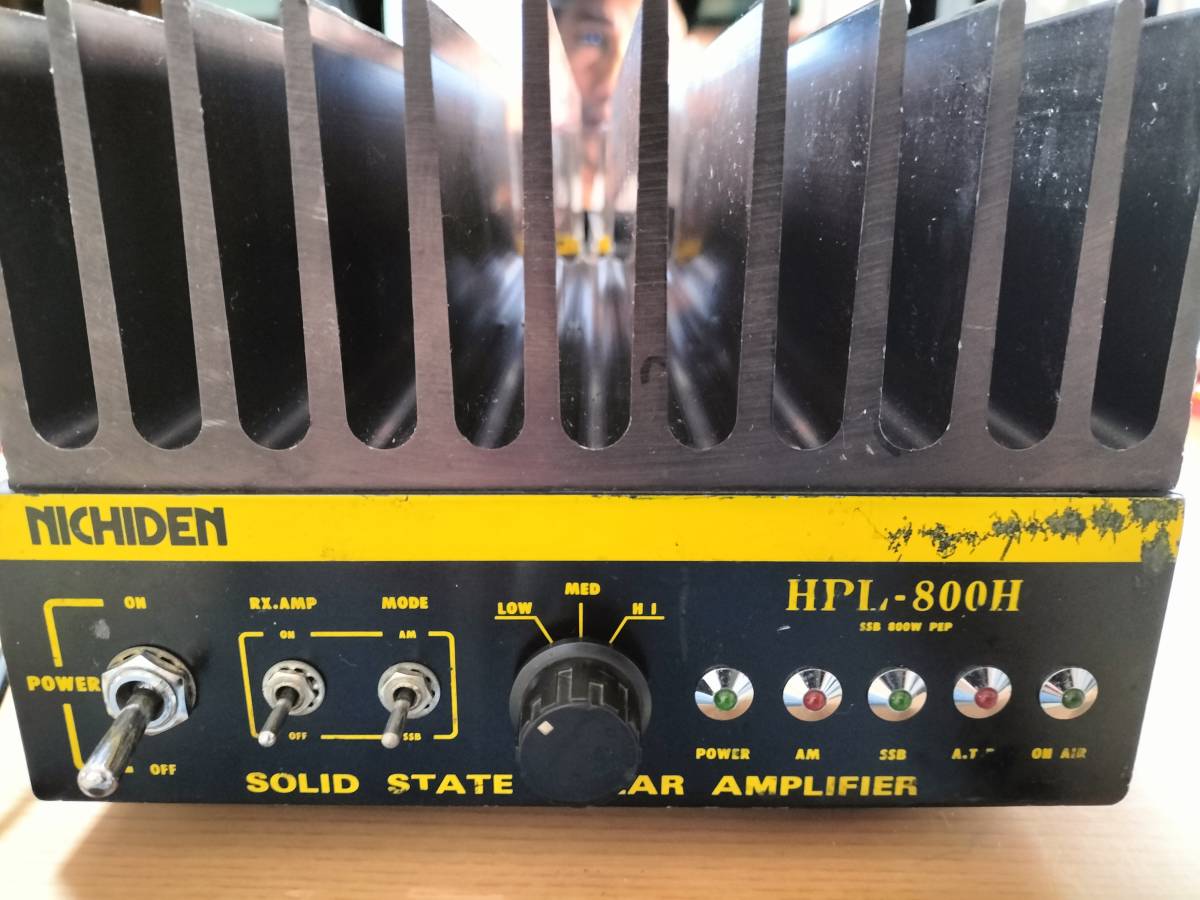 NICHIDEN HPL-800H リニアアンプ ジャンク NICHIDEN HPL-800H ニチデン - リニアアンプ Yahoo!オークション ジャ