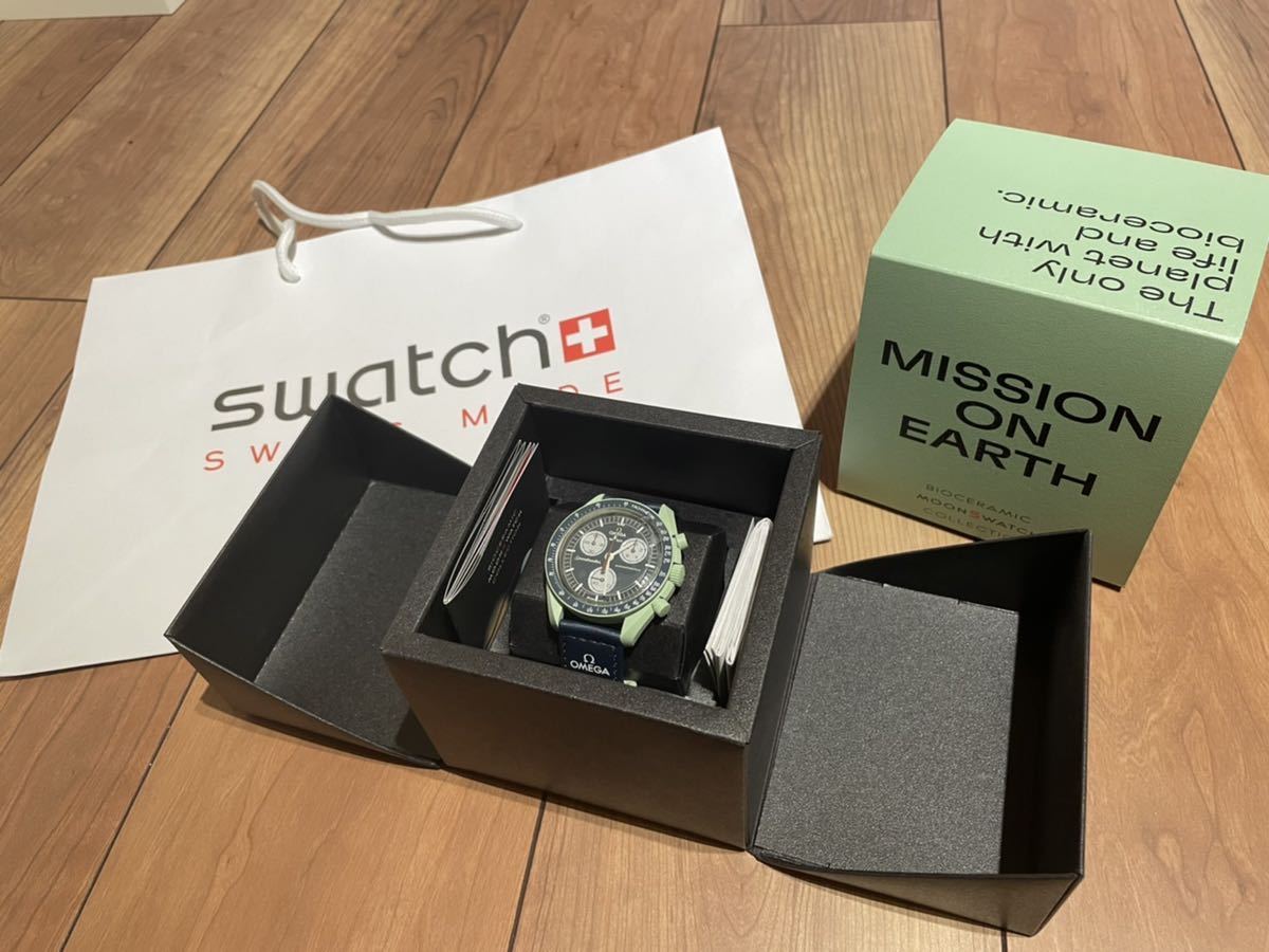 OMEGA swatch speedmaster moonwatch MISSION ON EARTH 新品未使用 