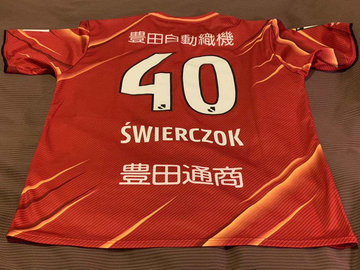 名古屋グランパス ヤクブ・シュヴィルツォク No.40 クラブユニフォーム L ミズノ MIZUNO 名古屋グランパス レプリカユニフォーム ＃40 シュ