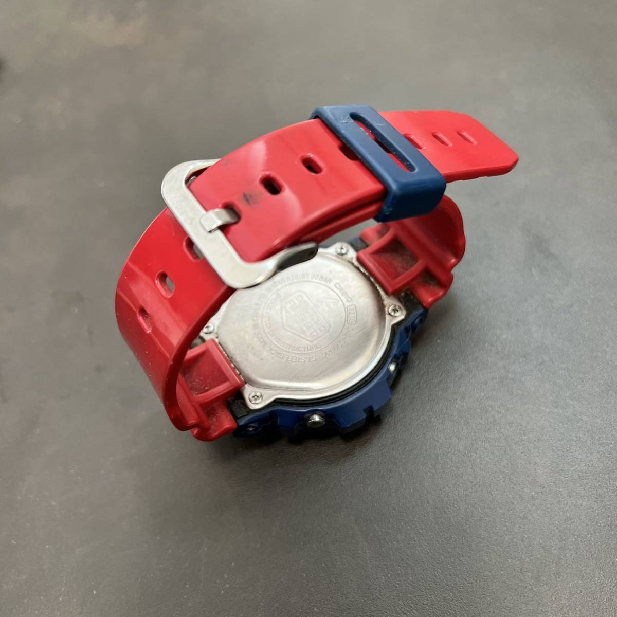 【レア】G-SHOCK DW-6900AC トリコロールカラー　レッド　３っ目 カシオ Gショック DW-6900AC